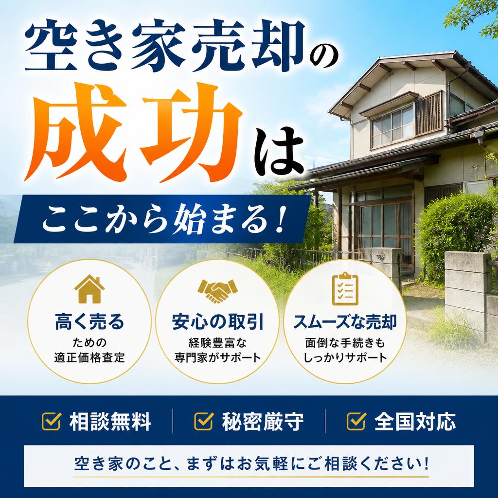 空き家売却の成功はここから始まる！