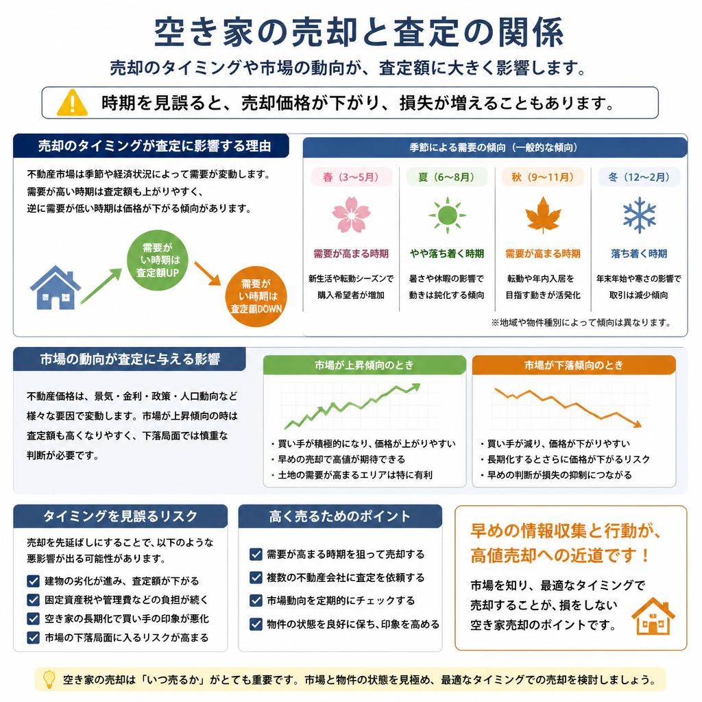 重要な査定ポイント3: 時期と市場動向