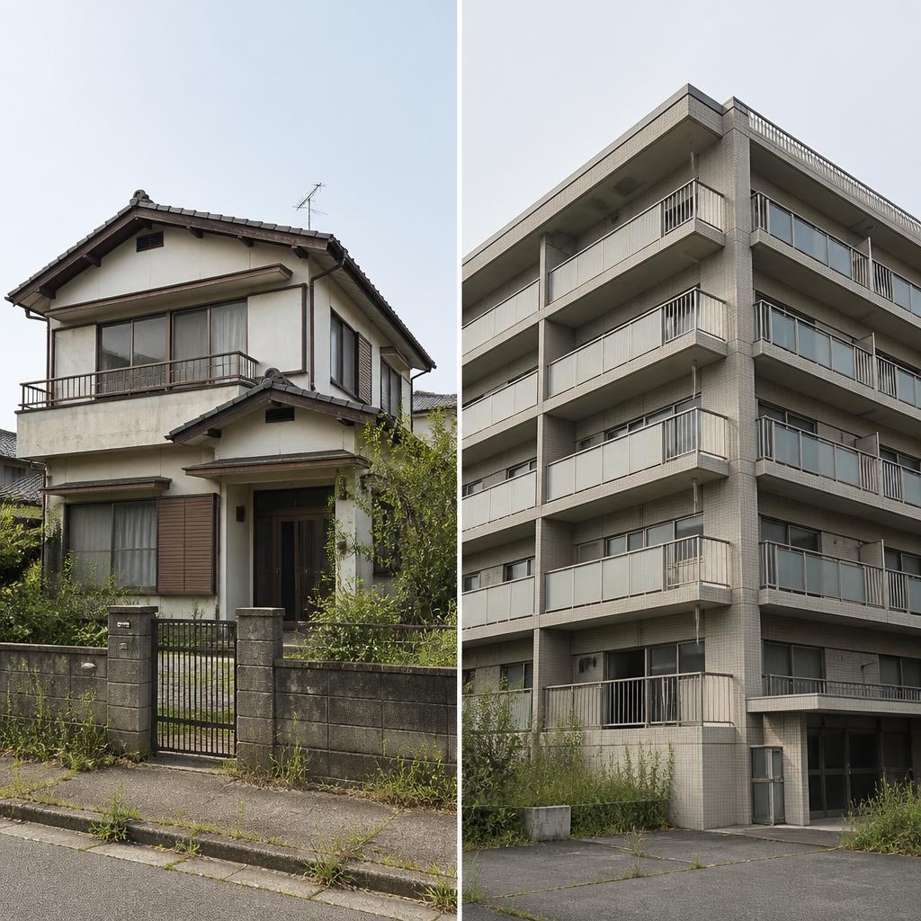 戸建てとマンションの違い